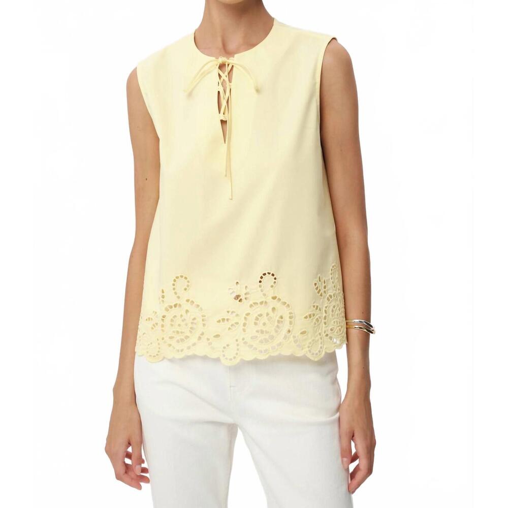 NEW EXQUISE adrianne blouse in yellow
